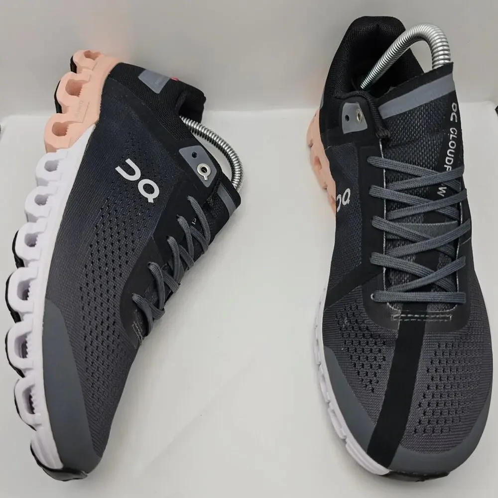 On Cloudflow Rock Rose Womens 8.5 UK 6.5 Running Shoes Sneakers Athletic Gym